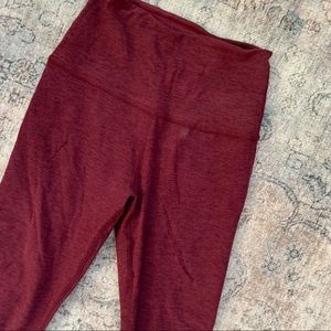 Beyond Yoga Burgundy Leggings